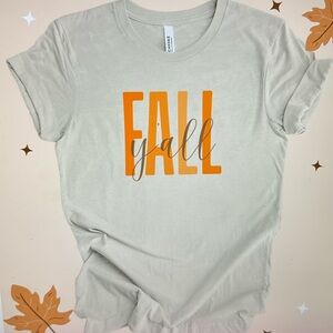 Fall Halloween Y’All Bella Canva Woman’s Short Sleeve Shirt